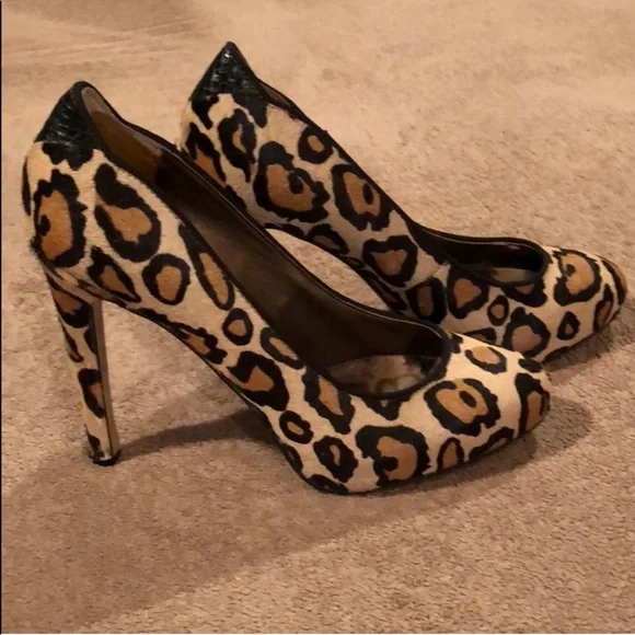 Leopard print pumps - Picture 1 of 5